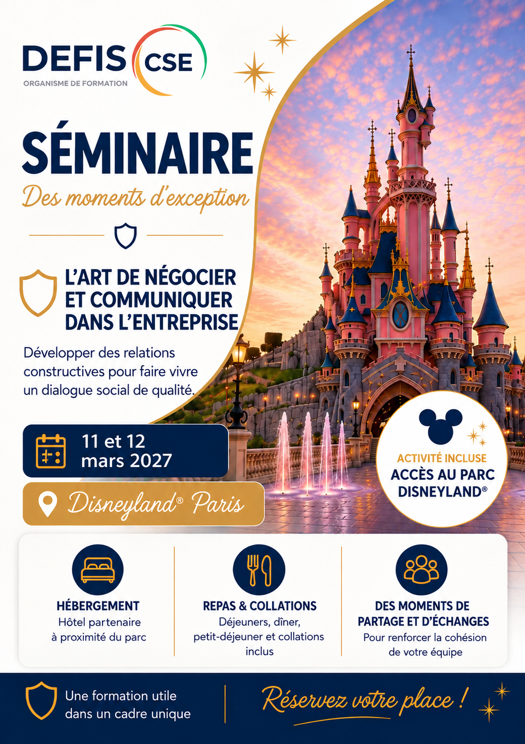 Séminaire Disney - Mars 2027
